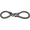 Image de ABUS Antivol à chaîne Infinity Loop 1806   Antivol de vélo flexible avec 2 boucles réglables en longueur pour sécuriser simultanément plusieurs pièces de vélo, vélos ou autres objets   Longueur : 140