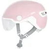 Image de ABUS Casque de Ville HUD-Y ACE - Casque de vélo stylé avec visière et feu arrière LED magnétique et Rechargeable - pour Hommes et Femmes