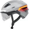 Image de Casque de vélo ABUS HYP-E B.Lace - avec feu Avant, arrière et Clignotant Ainsi Que feu Stop activé sans Fil - avec visière et Cache-Oreilles - pour vélo, vélo électrique et S-Pedelec
