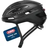 Image de ABUS Casque Gravel Taipan LED - Casque de vélo avec éclairage pour Le Gravel - léger, Polyvalent et Bien ventilé - avec Support pour Lunettes - pour Adolescents, Femmes et Hommes - Taille S, Noir