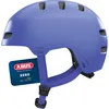 Image de ABUS Casque de vélo XOXO - Casque urbain style skateur - Casque pour skateboard, vélo, trottinette - avec mentonnière optimisée - pour adolescents et adultes - taille S, bleu uni