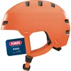Image de ABUS Casque de vélo XOXO - Casque Urbain Style Skateur - Casque pour Skateboard, vélo, Trottinette - avec mentonnière optimisée - pour Adolescents et Adultes - Taille M, Orange uni