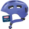 Image de ABUS Casque de vélo Youn-I 2.0 - avec éclairage pour enfants, adolescents et jeunes adultes - pour filles et garçons - bleu uni, taille M