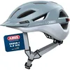 Image de ABUS Casque Urbain Urban-I 4.0 ACE - Casque de vélo avec feu arrière Rechargeable, 4 Modes d'éclairage, visière, et Fermeture magnétique - pour Adolescents, Femmes et Hommes - Taille L, Bleu