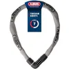 Image de ABUS Cadenas à chaîne Tresor 6807C - Cadenas à combinaison, chaîne en acier de 7 mm d'épaisseur, code à 4 chiffres - antivol pour vélo avec niveau de sécurité 7 - longueur 110 cm, gris