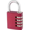 Image de Cadenas ABUS ABVS48813 rouge avec serrure à combinaison