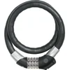 Image de ABUS Antivol à câble Steel-O-Flex Raydo Pro 1460/85 KF - Kit d'antivols avec Support KF pour Le Boulon de Serrage de la Selle du vélo - 20 mm Niveau de sécurité 6 - Noir