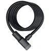 Image de ABUS Antivol à câble spiralé Primo 5510K/180 - avec support SR - antivol vélo en câble spiralé de 10 mm - niveau de sécurité 3 - 180 cm - noir