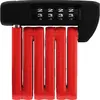 Image de ABUS Antivol pliable Bordo Lite 6055C - avec code - serrure à combinaison extra-légère en acier spécial - niveau de sécurité 7 - 60 cm - rouge