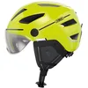 Image de ABUS Casque de ville Pedelec 2.0 ACE - casque de vélo avec feu arrière, visière, bonnet de pluie, protection des oreilles - pour hommes et femmes