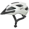 Image de ABUS Casque de vélo de course Macator - Casque de vélo sportif pour débutants - aussi pour les porteurs de tresses - pour hommes et femmes - Blanc brillant, taille M