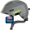 Image de ABUS Casque pour enfants Smiley 3.0 ACE LED - Casque de vélo avec lumière - Forme profonde & place pour une tresse - pour filles et garçons