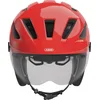 Image de ABUS Casque de ville Pedelec 2.0 ACE - casque de vélo avec feu arrière, visière, bonnet de pluie, protection des oreilles - pour hommes et femmes