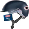 Image de ABUS Urban Helm HUD-Y - avec feu arrière LED magnétique et rechargeable & fermeture magnétique - Casque de vélo cool pour tous les jours - pour femmes et hommes