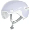 Image de ABUS Casque de Ville HUD-Y ACE - Casque de vélo stylé avec visière et feu arrière LED magnétique et Rechargeable - pour Hommes et Femmes