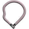 Image de ABUS Antivol à chaîne Goose Lock 4204K - Antivol de vélo flexible et anti-claquement en acier trempé - Chaîne en acier trempé de 4 mm d'épaisseur - Diamètre total : 28 mm - Longueur : 110 cm - Avec
