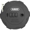 Image de ABUS Antivol à câble Combiflex Adventure - Antivol pour sécuriser les skis, les poussettes, les scooters électriques et les trottinettes - 75 cm de câble en acier - avec code chiffré - Noir