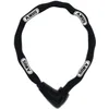 Image de ABUS Antivol à chaîne Steel-O-Chain 9809K - Antivol vélo avec cylindre XPlus pour une protection contre les manipulations - niveau de sécurité 12 - épaisseur 9 mm - longueur 85 cm - noir