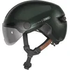 Image de ABUS Casque de ville HUD-Y ACE - casque de vélo stylé avec visière et feu arrière LED magnétique et rechargeable - pour hommes et femmes