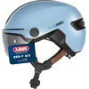 Image de ABUS Casque de ville HUD-Y ACE - casque de vélo stylé avec visière et feu arrière LED magnétique et rechargeable - pour hommes et femmes