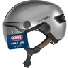 Image de ABUS Casque de ville HUD-Y ACE - casque de vélo stylé avec visière et feu arrière LED magnétique et rechargeable - pour hommes et femmes