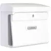 Image de Burg Wächter 12590 BREMEN 885 W Boîte aux lettres plastique blanc avec serrure à clé