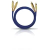 Image de Oehlbach NF 1 Master 500 - Excellent câble Cinch Audio stéréo analogique - 2X Cinch/2x Cinch, fiches entièrement métalliques, Blindage - 5 m -Bleu