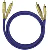 Image de Câble de raccordement Oehlbach 2038 Cinch-RCA audio [2x Cinch-RCA mâle - 2x Cinch-RCA mâle] 5.00 m bleu contacts dorés