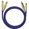 Image de Câble de raccordement Oehlbach 2039 Cinch-RCA audio [2x Cinch-RCA mâle - 2x Cinch-RCA mâle] 10.00 m bleu contacts dorés