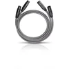 Image de Oehlbach NF 14 Master X - Câble Audio NF de qualité supérieure avec fiche XLR - Construction symétrique - SPOFC (argenté) - 2 x 1 m - Anthracite