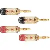 Image de Fiche haut-parleur mâle, droit Oehlbach 3030 or, rouge, noir 4 pc(s)