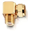 Image de Oehlbach 4406 Fiche-F Adaptateur coudé Or