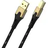 Image de Oehlbach Câble USB USB 2.0 USB-A mâle, USB-B mâle 2.00 m noir/or blindage triple D1C9542