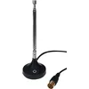 Image de Oehlbach Antenne à tige Radio Rod FM DAB+ pour réception radio stéréo DAB+ FM FM (75 ohms, antenne télescopique, base magnétique, adaptateur F-secker coaxial) noire 17207