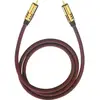 Image de Câble audio Oehlbach 20533 [1x Cinch-RCA mâle - 1x Cinch-RCA mâle] 3.00 m bordeaux contacts dorés