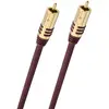 Image de Oehlbach NF Sub, câble de subwoofer Cinch, câble Audio 5m, OFC, Rond, Bordeaux