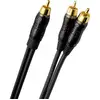Image de Câble Y Oehlbach D1C23711 Cinch-RCA audio [2x Cinch-RCA mâle - 1x Cinch-RCA mâle] 12.50 m anthracite