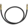 Image de Câble de raccordement Oehlbach 204515 Cinch-RCA audio [1x Cinch-RCA mâle - 1x Cinch-RCA mâle] 15.00 m anthracite contacts dorés