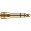 Image de Oehlbach D1C35021 i-Jack AD 35/63 Jack audio Adaptateur [1x Jack femelle 3.5 mm - 1x Jack mâle 6,3 mm (stéréo)] or