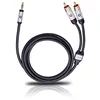 Image de Oehlbach 60002 i-Connect Câble 3,5mm jack-2 RCA 1,50m Noir