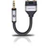 Image de Oehlbach 60021 i-Connect Câble 3,5mm jack mâle-2 3,5mm jack femelle Blanc