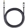 Image de Câble audio Oehlbach 60034 [1x Jack mâle 3.5 mm - 1x Jack femelle 3.5 mm] 3.00 m noir contacts dorés