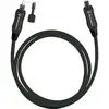 Image de Toslink audio Câble de raccordement [1x Toslink mâle (ODT) - 1x Toslink mâle (ODT)] 2.00 m noir Oehlbach OPTO Star Black