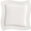 Image de Villeroy & Boch NewWave Assiette, 27 cm, Porcelaine Premium, Blanc