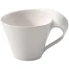 Image de Villeroy & Boch NewWave Caffè Tasse à café au Lait, 400 ML, Hauteur : 10,1 cm, Porcelaine Premium, Blanc