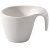 Image de Villeroy & Boch Flow Tasse à Moka/Expresso, 100 Ml, Porcelaine Premium, Blanc