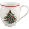 Image de Villeroy & Boch   Toy's Delight Mug avec Anse Rouge et Blanc, Garanti Lave-Vaisselle, Compatible Micro-Ondes, Tasse a Cafe, Mug Noel Rouge Et Vert, Gobelet De Noel, Café, Porcelaine Haut De Gamme