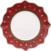 Image de Villeroy & Boch Toy's Delight Assiette Plate Rouge, 29 cm, Porcelaine Premium