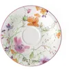 Image de Villeroy & Boch Mariefleur Basic Sous-tasse, 19 cm, Porcelaine Premium, Blanc/Multicolore