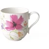 Image de Villeroy & Boch Mariefleur Basic Mug à café, 350 ml, Hauteur : 9 cm, Porcelaine Premium, Blanc/Multicolore